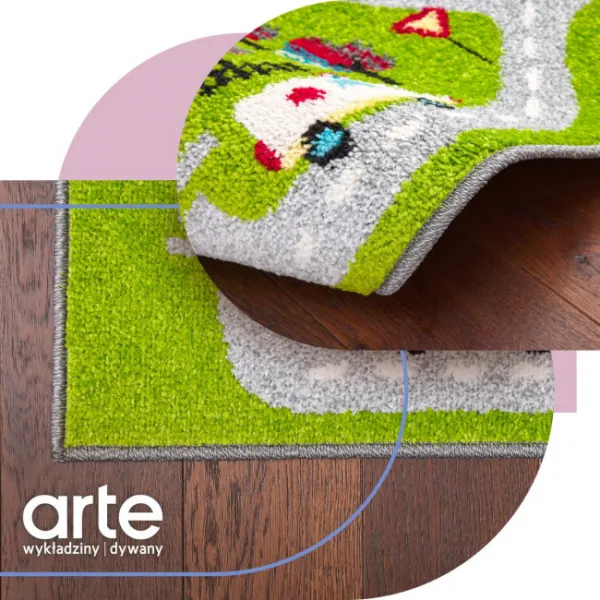 Koberec Agnella Funky Top Super Mesto S limetka