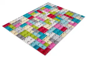 Koberec Agnella Funky Top Super Klocki Amarylis