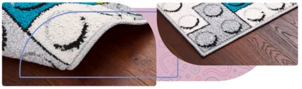Koberec Agnella Funky Top Super Klocki Amarylis