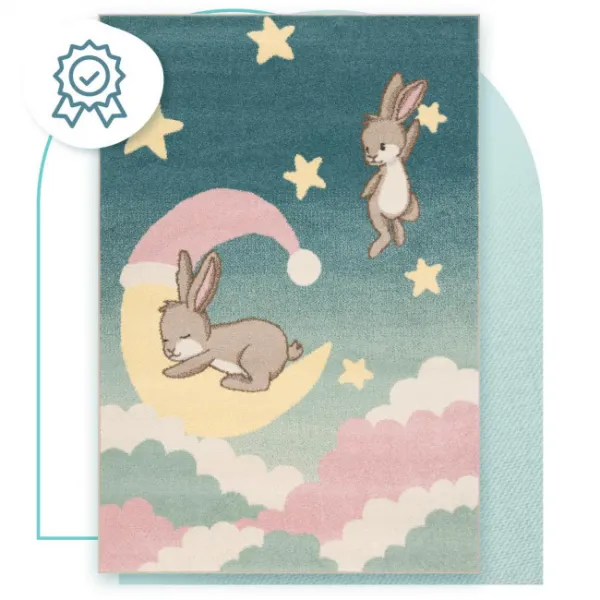 Koberec Agnella Funky Top Sweet Dreams modrý