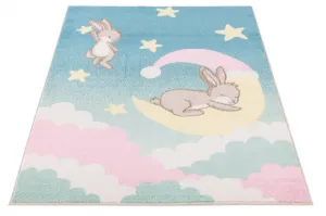 Koberec Agnella Funky Top Sweet Dreams modrý