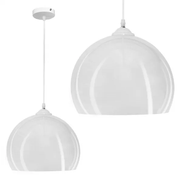 DECOREUM Závesná lampa E27 bielej farby HY-2701