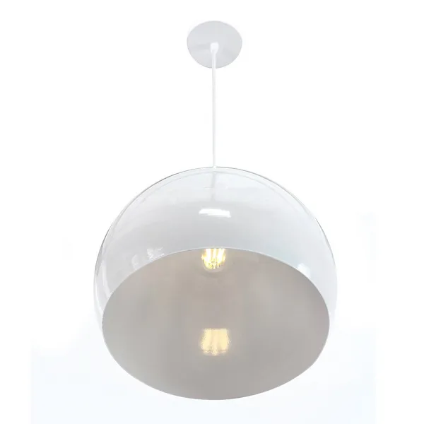 DECOREUM Závesná lampa E27 bielej farby HY-2701