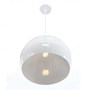 DECOREUM Závesná lampa E27 bielej farby HY-2701