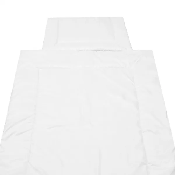 Luxusné výplne New Baby z mikrovlákna vankúš a perinka 135x100 biela