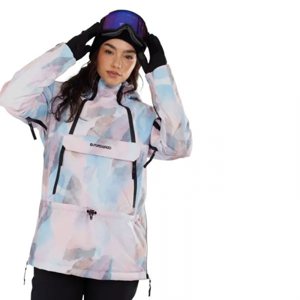 Dámska lyžiarska bunda anorak FUNDANGO Hooper ECO Anorak-335- salmon