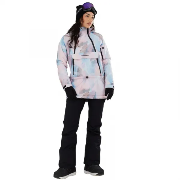 Dámska lyžiarska bunda anorak FUNDANGO Hooper ECO Anorak-335- salmon