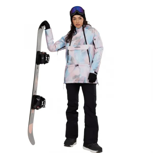 Dámska lyžiarska bunda anorak FUNDANGO Hooper ECO Anorak-335- salmon
