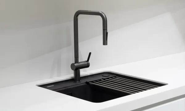 DEANTE DEANTE - Momi nero Granitový drez, 1-bowl with drainer ZKM_N11A