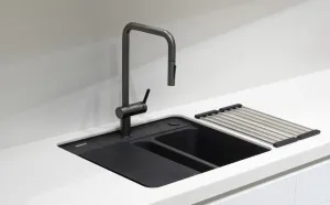 DEANTE DEANTE - Momi nero Granitový drez, 1-bowl with drainer ZKM_N11A