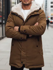 Pánska zimná parka s kapucňou