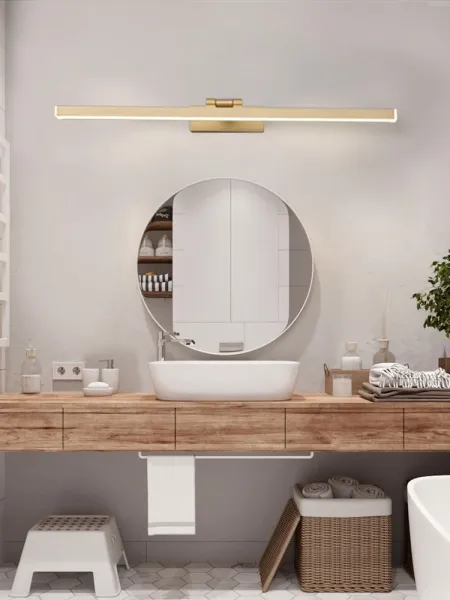 TooLight Koupelnové LED svítidlo APP835-1W 80 cm zlaté/neutrální bílá