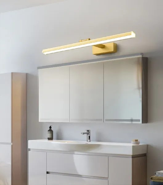 TooLight Koupelnové LED svítidlo APP835-1W 80 cm zlaté/neutrální bílá