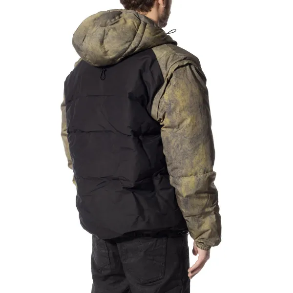 Iso.Poetism J20_Ione Down Jacket "Green/Black" (J20-IONE-BLACK-GREEN)