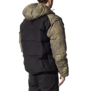 Iso.Poetism J20_Ione Down Jacket "Green/Black" (J20-IONE-BLACK-GREEN)