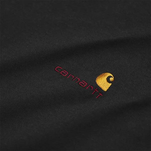 Carhartt WIP L/S American Script T-Shirt "Black" (I029955-89XX)