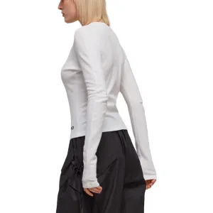 adidas Y-3 Fitted Long Sleeve Tee W "Core White" (HY1402)