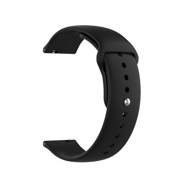 BStrap Silicone remienok na Garmin Vivoactive 4s, black (SGA009C01)