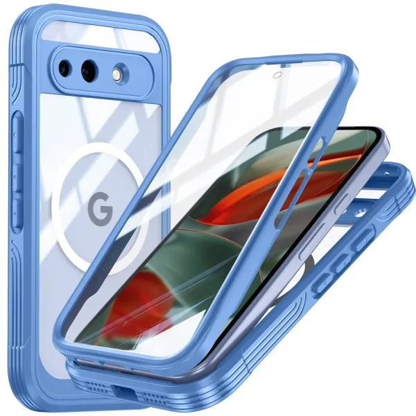 DUAL MAGSAFE Obojstranný ochranný obal pre Google Pixel 10a modrý