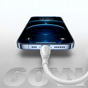 JOYROOM S-A59 Kábel USB-C 60W 1.2m biely