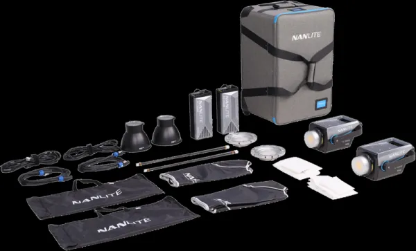 Súprava kufra Nanlite FC-500B s 2 svetlami
