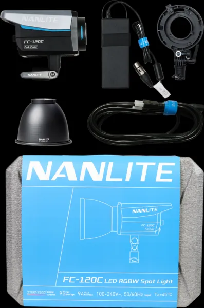 Farebné bodové LED svetlo Nanlite FC-120C