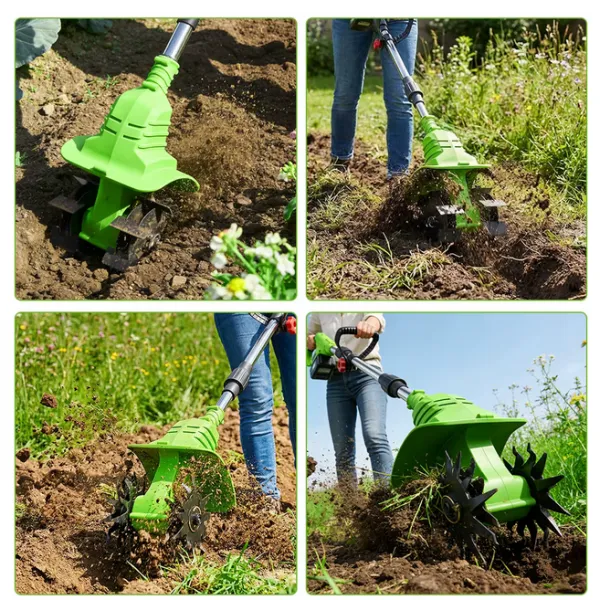 OneVan / ONEGREEN 2v1 najvybavenejší Elektrický kultivátor v našej ponuke na obrábanie pôdy,rotačný kultivátor, vertikutátor Vhodný pre batérie MAKITA 18V. 2 x batérie v cene + nabíjačka