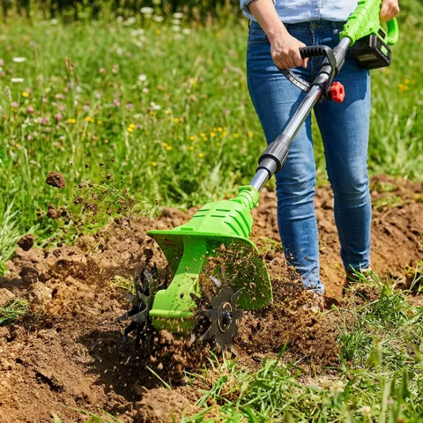 OneVan / ONEGREEN 2v1 najvybavenejší Elektrický kultivátor v našej ponuke na obrábanie pôdy,rotačný kultivátor, vertikutátor Vhodný pre batérie MAKITA 18V. 2 x batérie v cene + nabíjačka