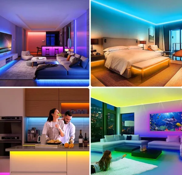 Haushalt International LED - RGB pásek s dálkovým ovládáním, 5 m