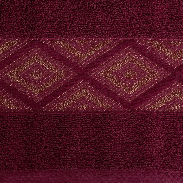 Eurofirany Bavlnený uterák Azari 50x90 cm vínový
