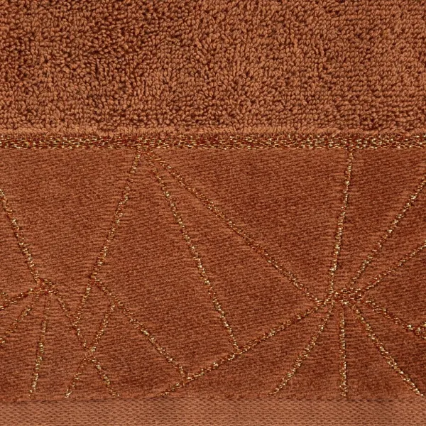 Eurofirany Bavlnený uterák Cleo 50x90 cm tehlovo oranžový