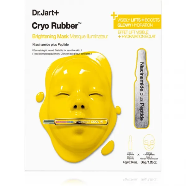 Dr. Jart+ Cryo Rubber™ Brightening Mask intenzívna hydrogélová maska pre rozjasnenie pleti 40 g