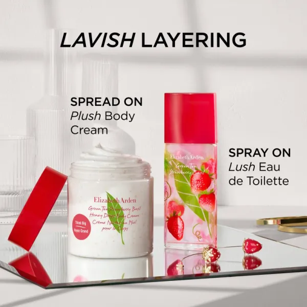 Elizabeth Arden Green Tea Strawberry Basil hydratačný telový krém 500 ml