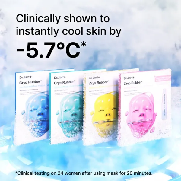 Dr. Jart+ Cryo Rubber™ Moisture Mask intenzívna hydrogélová maska s hydratačným účinkom 40 g