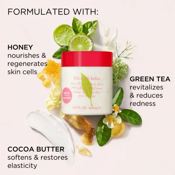 Elizabeth Arden Green Tea Strawberry Basil hydratačný telový krém 500 ml