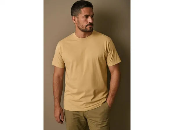 CottonClassics Pánske basic tričká – 15 farieb | Veľkosti XS až 5XL Farba: Cherry, Veľkosť: S