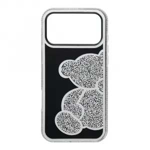 OEM Teddy Bear kryt pre Apple iPhone 17 Pro Max, Strieborný