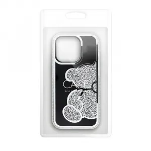 OEM Teddy Bear kryt pre Apple iPhone 17 Pro Max, Strieborný