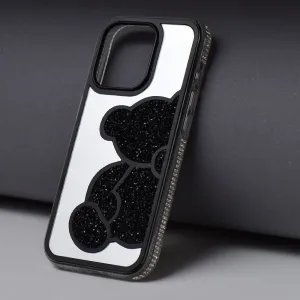 OEM Teddy Bear kryt pre Apple iPhone 17 Pro Max, Čierny