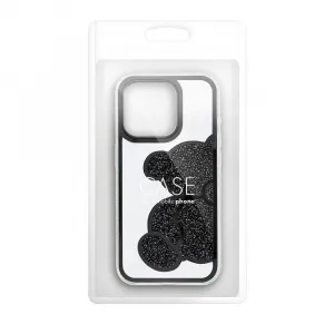 OEM Teddy Bear kryt pre Apple iPhone 17 Pro Max, Čierny
