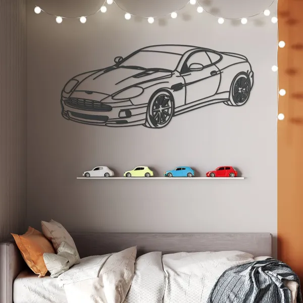 Auto na stenu - Aston Martin V12 Vanquish