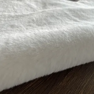 Umelá kožušina pod vianočný stromček, biela, 90x90, RABITO