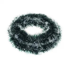 TEMPO-KONDELA KVIDO, vianočný veniec s dekoráciami, zelená/strieborná, priemer 45 cm