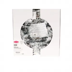 TEMPO-KONDELA KVIDO, vianočný veniec s dekoráciami, zelená/strieborná, priemer 45 cm