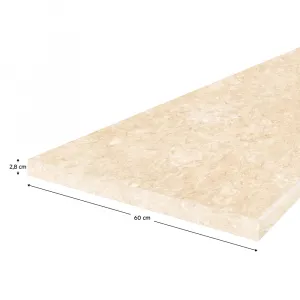 Pracovná doska, hrúbka 2,8 cm, royal beigemarble