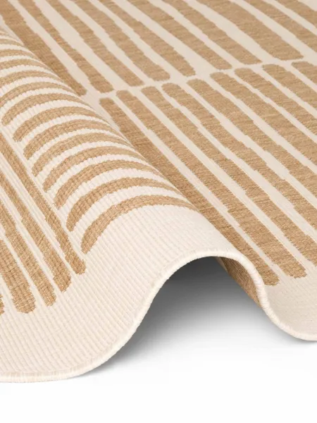 Kruhový kusový koberec Ted Baker Haringey 106391 Jute White Ø 200 cm