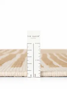Kruhový kusový koberec Ted Baker Haringey 106391 Jute White Ø 200 cm