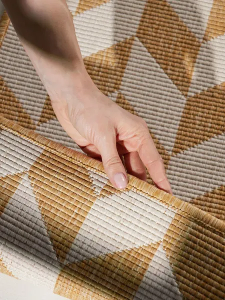 Kusový behúň Ted Baker Haringey 106380 Ochre White 80x200 cm