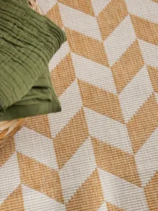 Kusový behúň Ted Baker Haringey 106380 Ochre White 80x200 cm