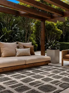 Kusový koberec Ted Baker Haringey 106383 Black White 200x300 cm